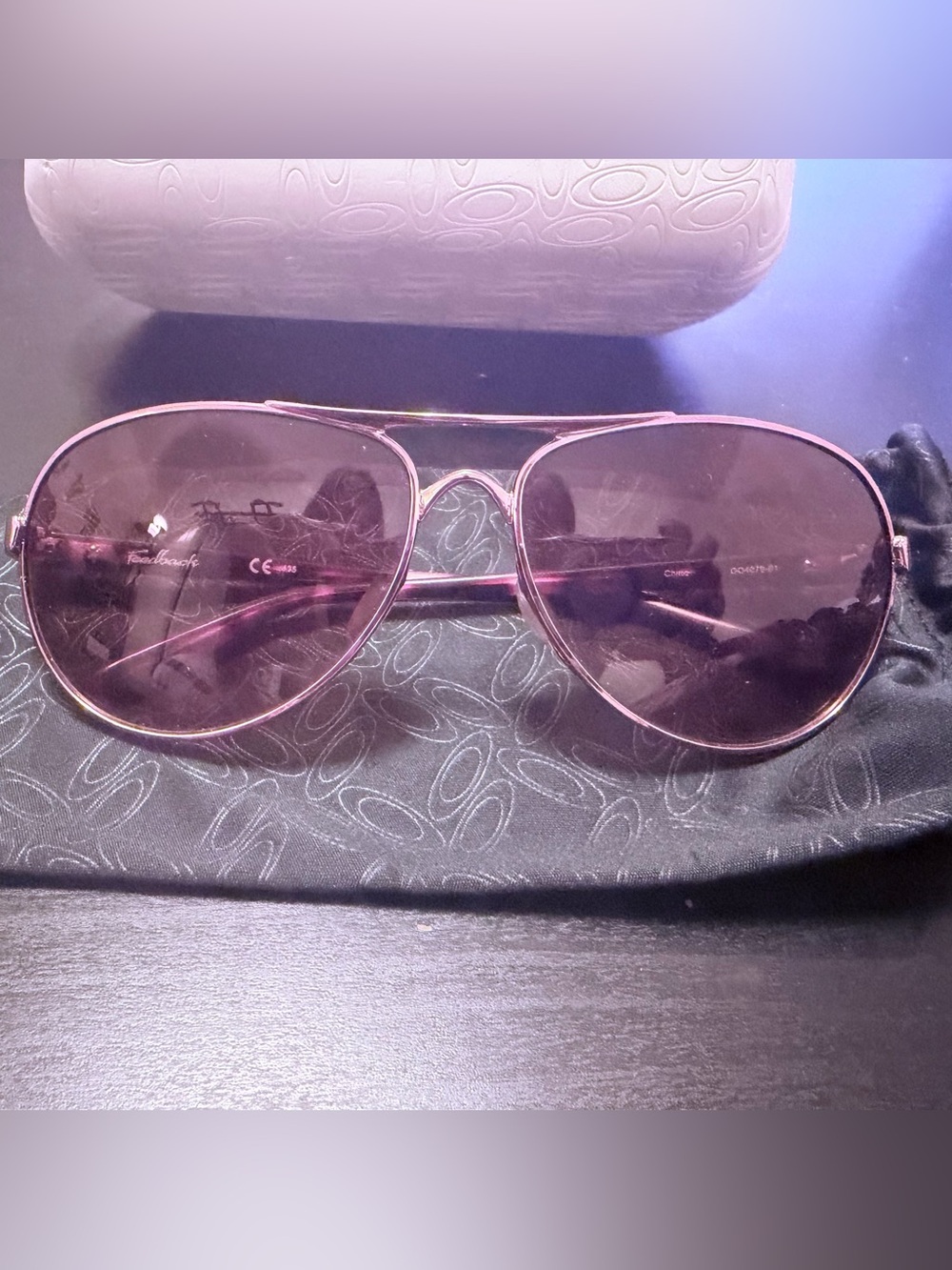 Oakley Women's Purple Aviator Sunglasses